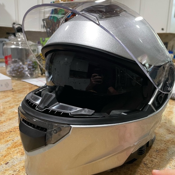 Z1R Solaris 2.0 Modular Helmet Silver Large - Picture 6 of 9